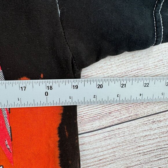 Zombie Makeout Club Tie‎ Dye Blood Print T-Shirt Adult Size Medium Black - Picture 8 of 9